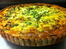 homemade quiche